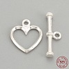 925 Sterling Silver Toggle Clasps STER-S002-61-2