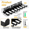 Word Hard Work Pays Iron Baseball Bat Display Stand AJEW-WH0533-005-2