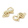 Brass S-Shaped Swirl Lobster Clasp for Jewelry Making KK-CBA5585-05G-2