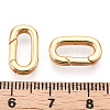 Brass Spring Gate Rings KK-WH20009-01G-B-3