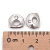 Letter Slider Beads for Watch Band Bracelet Making ALRI-O012-D-NR-3