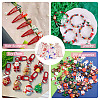 20Pcs 4 Styles Christmas Cotton Fabric Cloth Bag ABAG-TA0002-11-9
