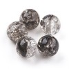 Transparent Crackle Acrylic Beads MACR-E025-24B-10mm-1