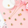 Brass Micro Pave Cubic Zirconia Spacer Beads KK-CJC0015-21G-6