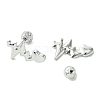 304 Stainless Steel Ear Studs EJEW-Q801-04P-2