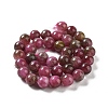 Natural Jade Imitation Watermelon Tourmaline Beads Strands G-NH0006-A01-03-1-3