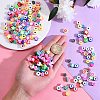 200Pcs 4 Styles Handmade Polymer Clay Beads CLAY-SZ0001-54-2