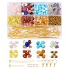 DIY Mixed Stone Chip Beads Earrings Making Kit DIY-FS0002-38-1