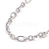 304 Stainless Steel Figaro Chain Bracelet for Men Women BJEW-E031-14P-01-2