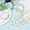 HOBBIESAY 40Pcs 2 Style Brass Charms KK-HY0001-95-5