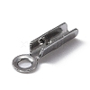 316 Surgical Stainless Steel Folding Crimp Ends FIND-WH0045-45B-3