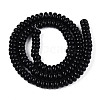 Opaque Spray Painted Glass Beads GLAA-ZX008-6mm-18F-2