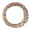 925 Sterling Silver Colorful Cubic Zirconia Chains STER-C016-02B-G01-2