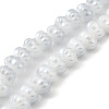 Pearl Luster Plated Electroplate Glass Beads GLAA-G106-02A-PL03-1