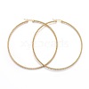 304 Stainless Steel Big Hoop Earrings EJEW-F188-24G-F-1