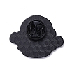 Black Alloy Brooches JEWB-G035-03C-2