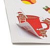 Christmas Theme Paper Sticker AJEW-Q151-02C-2