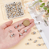 80Pcs 8 Styles Tibetan Style European Beads DIY-NB0012-43E-3