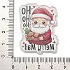 Christmas Theme Acrylic Pendants OACR-R003-01A-04-3