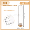 BENECREAT 10Pcs Glass Bead Storage Tubes AJEW-BC0006-90B-2