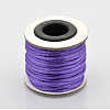 Macrame Rattail Chinese Knot Making Cords Round Nylon Braided String Threads X-NWIR-O001-A-09-1