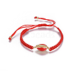 (Jewelry Parties Factory Sale)Adjustable Nylon Cord Braided Beaded Bracelets BJEW-N303-02A-4