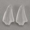 Frosted Glass Pendants GLAA-WH0033-21-1