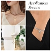 16Pcs 8 Styles Rack Plating Brass Micro Pave Cubic Zirconia Charms ZIRC-YW0001-30-6