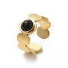 Natural Gemstone Finger Rings RJEW-K290-13G-4