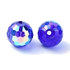 AB Color Plated Glass Beads EGLA-P059-02B-AB27-2