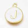 Brass Enamel Pendants KK-H103-01J-G-1