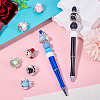 6Pcs 6 Colors Polymer Clay Rhinestone Beads FIND-TA0006-53-6