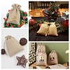 Beebeecraft Rectangle Polyester Imitation Burlap Packing Pouches Drawstring Bags ABAG-BBC0001-05B-7