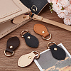 8Pcs 4 Colors Cowhide D Buckle FIND-BBC0003-75B-4