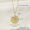 Ocean Summer Brass Pave Clear Cubic Zirconia Pendant Necklaces FS-WG8D1A7-05-1