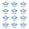 Crown Shaped Plastic Candy Box AJEW-WH0033-08A-1