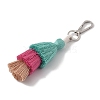 Handmade Macrame Nylon Thread Pendant Decorations HJEW-P019-14P-03-2