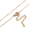 201 Stainless Steel Cable Chain Necklaces NJEW-P309-22A-G-3