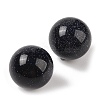 Synthetic Blue Goldstone No Hole Sphere Beads G-K353-04D-26-2