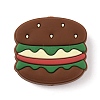 Hamburger Food Grade Eco-Friendly Silicone Beads SIL-WH0012-034D-1