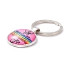 Pride Style Glass Keychain KEYC-F033-01E-3