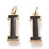 Brass Enamel Pendants KK-R139-03I-1