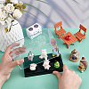 Transparent Acrylic Toys Action Figures Display Boxs ODIS-WH0030-76-3