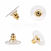 Brass Ear Nuts KK-YW0001-02G-3