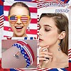 SUNNYCLUE 54Pcs 9 Style American Flag Style Alloy Enamel Pendants ENAM-SC0003-52-5