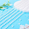 5 Strands Transparent Teardrop Glass Beads Strands GLAA-TA0004-21B-6