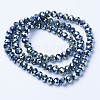 Electroplate Transparent Glass Beads Strands LS-EGLA-A034-T2mm-UA09-2
