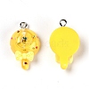 Resin Pendants RESI-TAC0007-18B-1