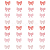 8Pcs Bowknot Decoration Paper Flag Banners AJEW-DC0003-25-1