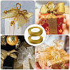 2Rolls Glitter Metallic Ribbon OCOR-GF0005-78B-01-5